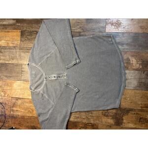 Lucky Brand Men's Long Sleeve Thermal Shirt Gray Size M